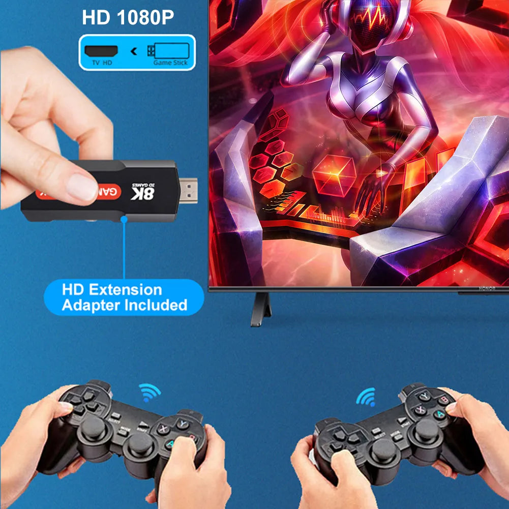 4K Game Stick Video Game Console