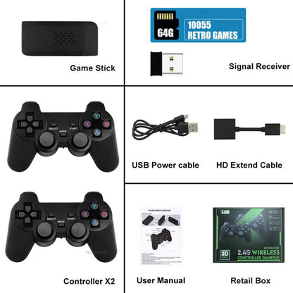 4K 2.4G Double Wireless Controller Gamepad