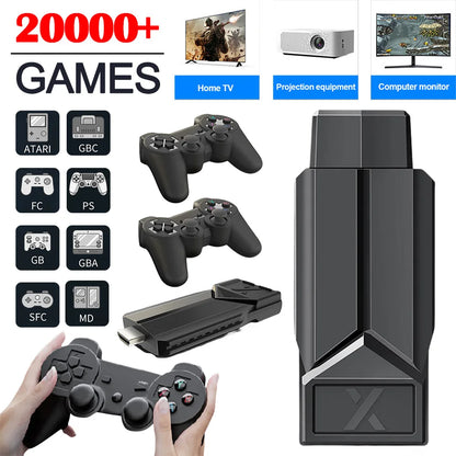 Double Wireless Controller Game Stick